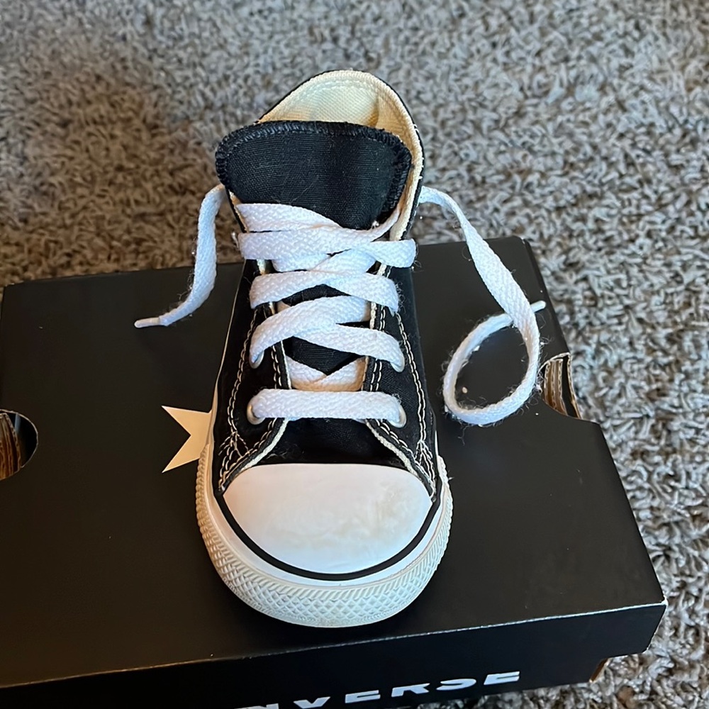 High top black converse